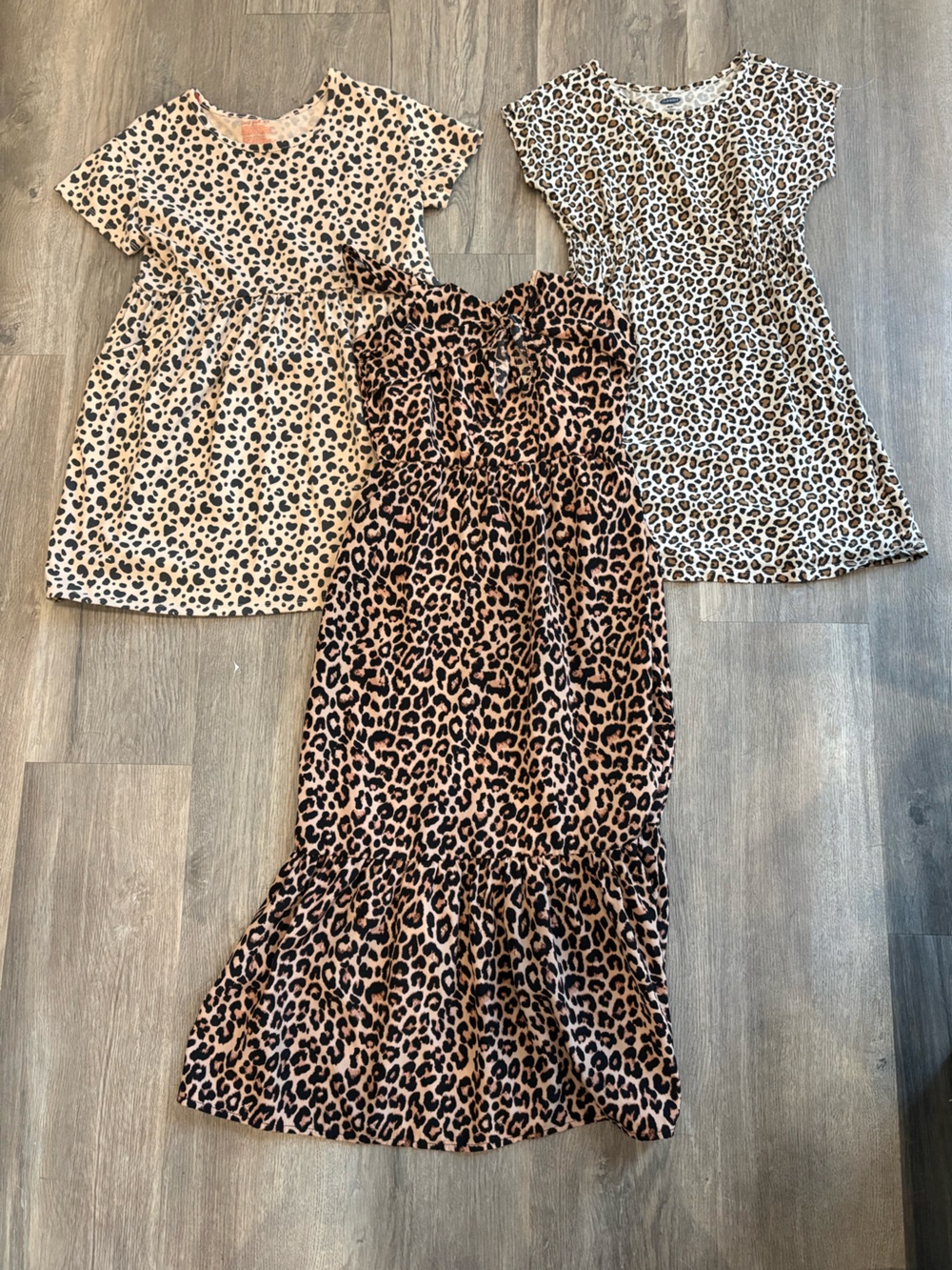 Kids Leopard Print One-Piece Romper - Brown